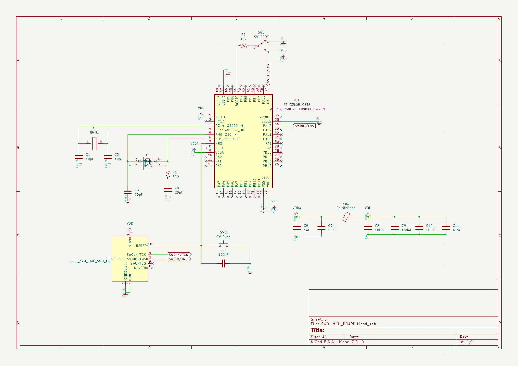 MCU Board Schematic